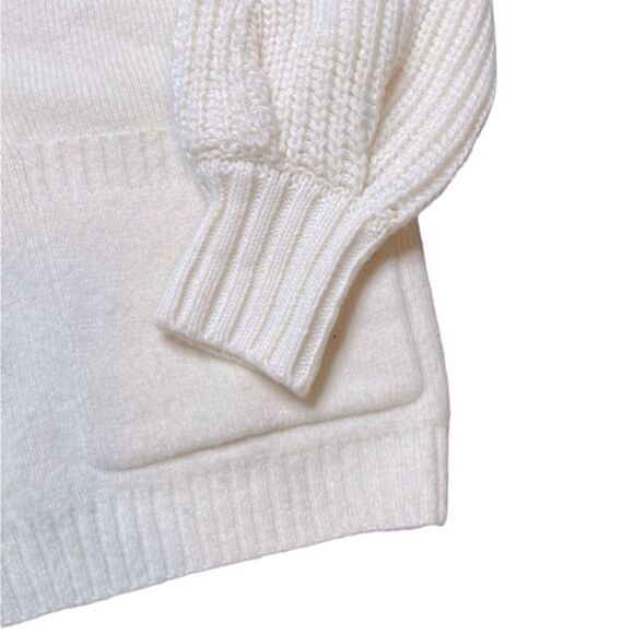 BOHME Siv Open Front Cardigan Sweater Cream Size XS - Picture 5 of 7